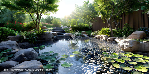 园林景观设计效果图下载 精选素材助力创意构思