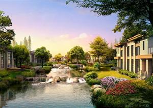 居住区住宅园林景观项目现代效果图设计资料库构建与应用